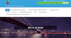 Desktop Screenshot of millealbum.it